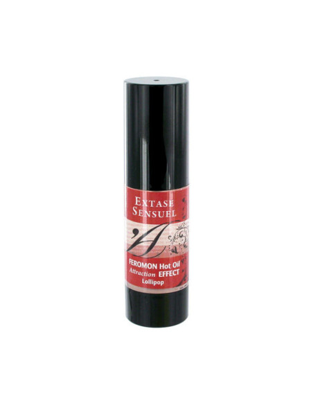 EXTASE SENSUAL - HEATING EFFECT MASSAGE OIL WITH LOLLIPOP PHEROMONES 30 ML