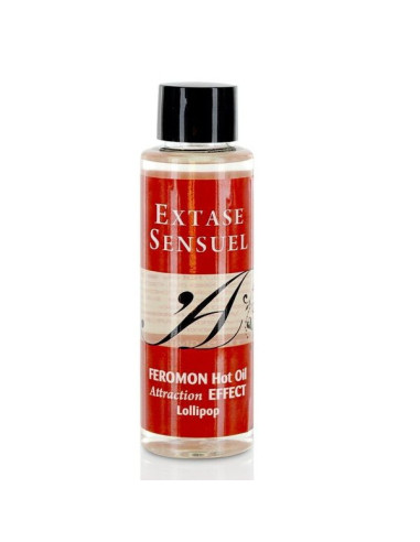 EXTASE SENSUAL - ŠILDANČIO EFEKTO MASAŽINIS ALIEJUS SU PIRULET FEROMONAIS 100 ML