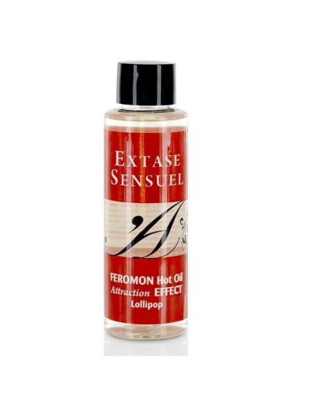 EXTASE SENSUAL - ŠILDANČIO EFEKTO MASAŽINIS ALIEJUS SU PIRULET FEROMONAIS 100 ML