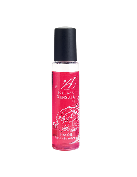 EXTASE SENSUAL - STRAWBERRY STIMULATING OIL HEAT TRIP 35 ML