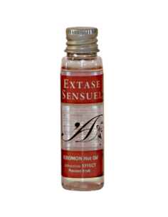 EXTASE SENSUAL - ŠILDANČIO EFEKTO MASAŽINIS ALIEJUS SU AISTRŲ VAISIŲ FEROMONAIS KELIONINIS 35 ML