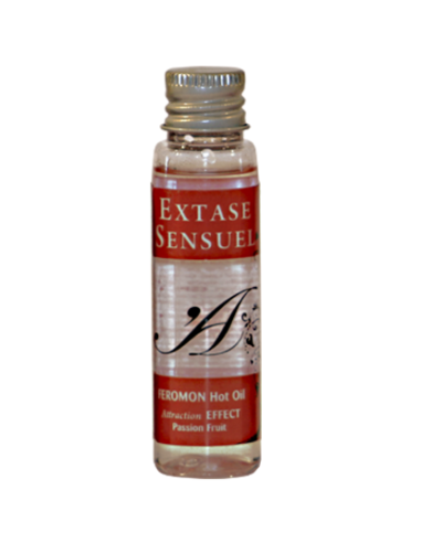 EXTASE SENSUAL - ŠILDANČIO EFEKTO MASAŽINIS ALIEJUS SU AISTRŲ VAISIŲ FEROMONAIS KELIONINIS 35 ML