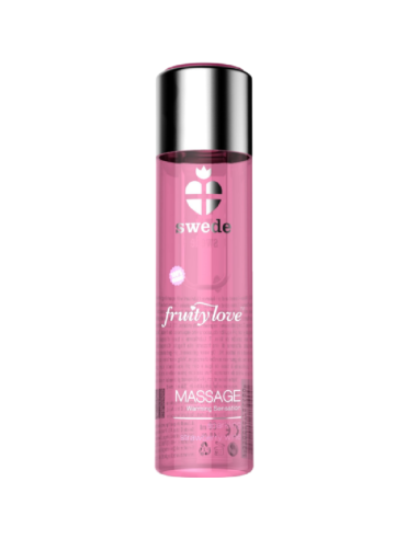 SWEDE - FRUITY LOVE WARMING EFFECT MASSAGE OIL SPARKLING STRAWBERRY WINE 120 ML