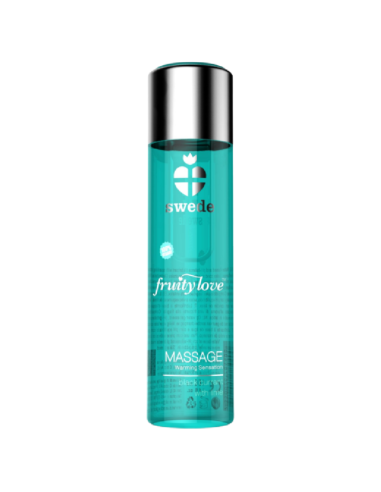 SWEDE - FRUITY LOVE WARMING EFFECT MASSAGE OIL BLACK CURRANT AND LIME 120 ML