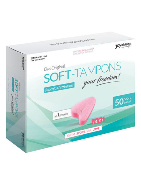 JOYDIVISION SOFT-TAMPONS - ORIGINAL SOFT-TAMPONS MINI X 50 UNITS