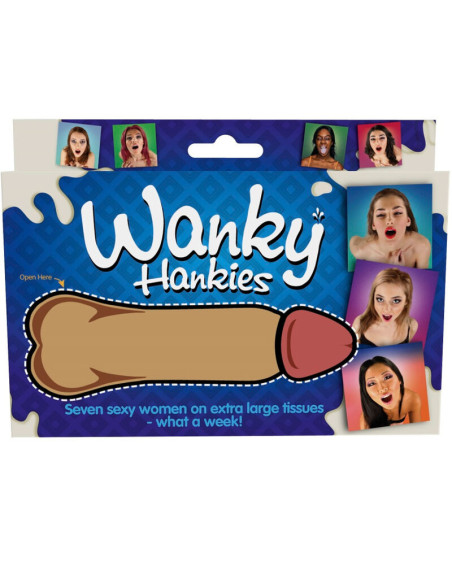 SPENCER and FLEETWOOD - WANKY HANKIES 7 EXTRA LARGE WOMENS HANDKERCHIEFS