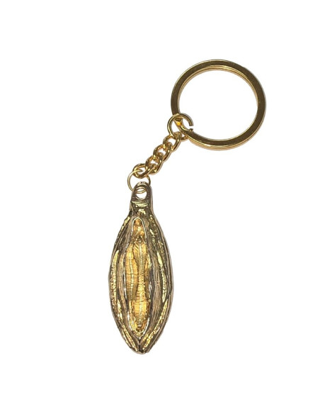 DIABLO PICANTE - METAL KEYCHAIN ​​WITH GOLD LIPS