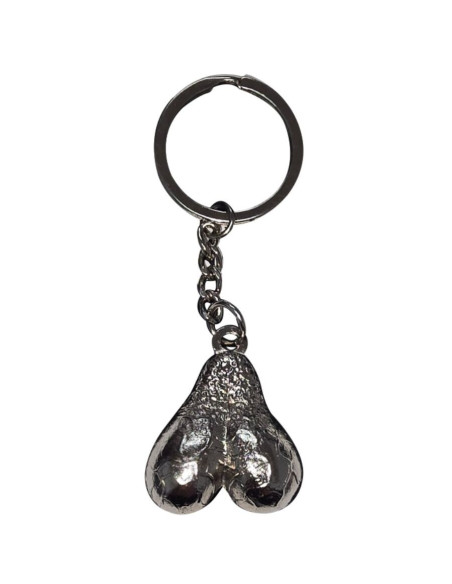 DIABLO PICANTE - SILVER EGGS METAL KEYCHAIN
