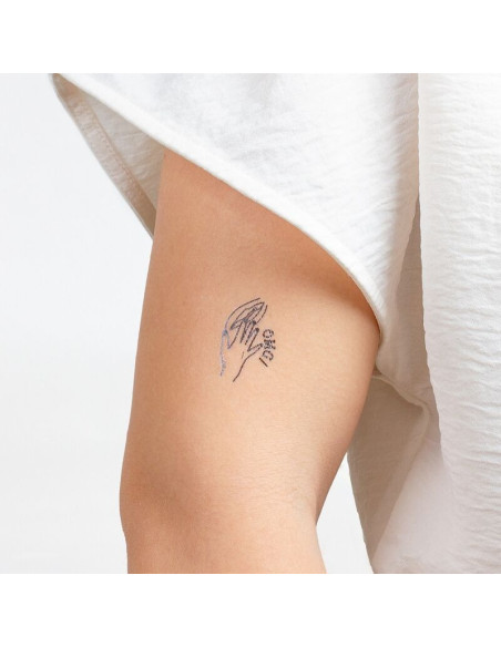 SLAPTAS ŽAIDIMAS - 10 LAIKINŲ TATUIRUOTIŲ RINKINYS KINKY KOLEKCIJA