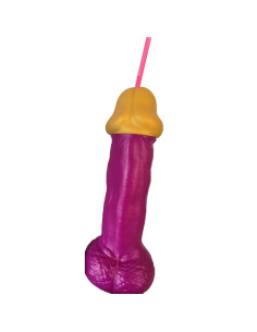 DIABLO PICANTE - FUKSIJOS SPALVOS PLASTIKINIS VARPOS STIKLINIS
