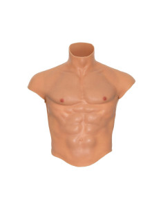 HIDDEN DESIRE - ALTER EGO SILIKONINIAI VYRIŠKI LIEMENS MARŠKINĖLIAI SU ABS ODOS GAMINIMU 2