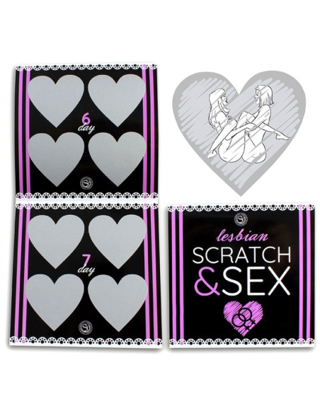 SECRETPLAY - SCRATCH and SEX GAME FOR COUPLES LESBIAN POSITIONS (ES-EN-FR-PT-DE)