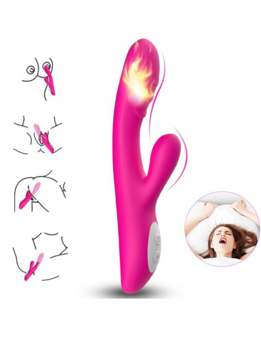 ARMONY - SPARK VIBRUOJAMAS ŠILUMOS EFEKTAS SU FUKSIJOS SPALVA