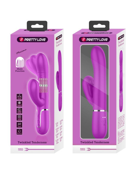 PRETTY LOVE - DAUGIAFUNKCIS G-SPOT FUKSIJOS SPALVOS