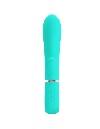 PRETTY LOVE - THOMAS MULTIFUNCTION G-SPOT VIBRATOR AQUA GREEN