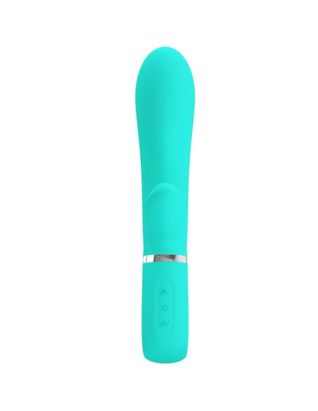 PRETTY LOVE - THOMAS DAUGIAFUNKCINIS G-SPOT VIBRATORIUS ŽALIAS AQUA ŽALIAS