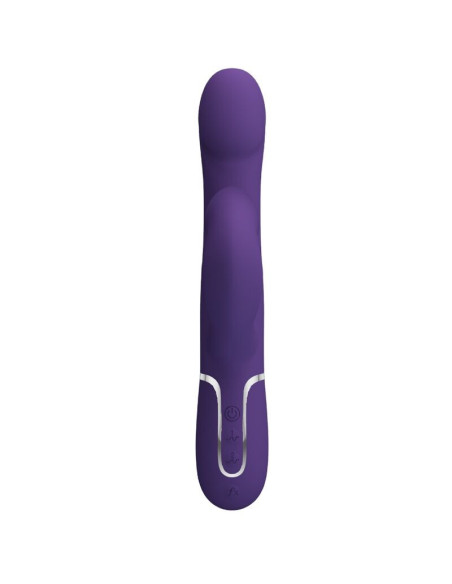 PRETTY LOVE - ZALIN RABBIT VIBRATORIUS PERLAI 4 IN 1 VIOLETINIS