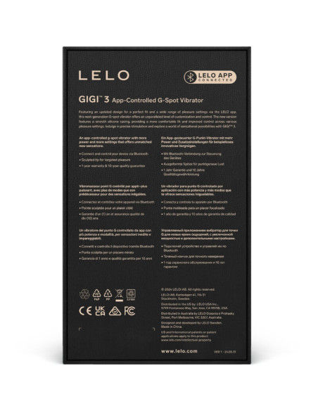 LELO - GIGI 3 G-SPOT VIBRATORIUS, MĖLYNAS