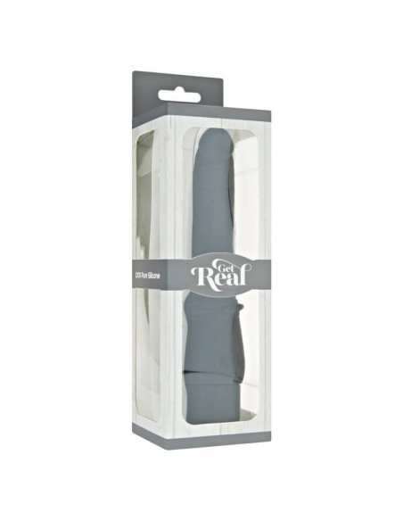 GET REAL - CLASSIC SMOOTH VIBRATOR BLACK