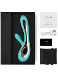 LELO - SORAYA 2 RABBIT AQUA GREEN VIBRATORIUS ŽALIAS 2