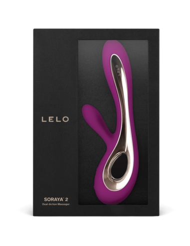 LELO - SORAYA 2 RABBIT VIOLETINIS VIBRATORIUS ŽENKLAS