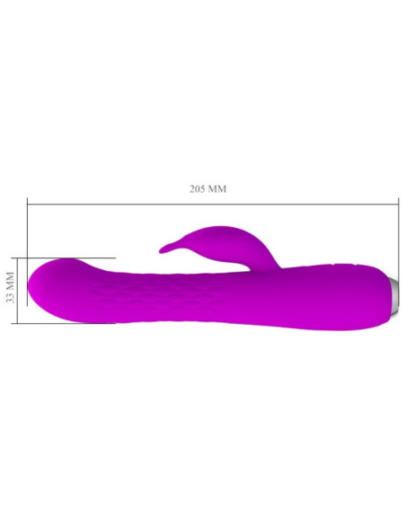 PRETTY LOVE - MOLLY VIBRATOR WITH RECHARGEABLE ROTATION