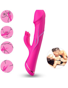 ARMONY - DILDO VIBRATOR RABBIT SILICONE FUCHSIA 2
