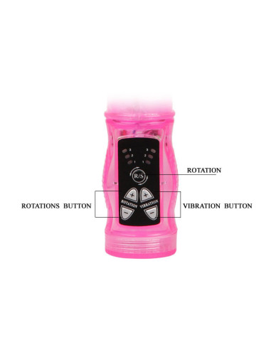 BAILE - PINK RABBIT MINI ROTATORIAUS SUPERSTIMULIATORIUS