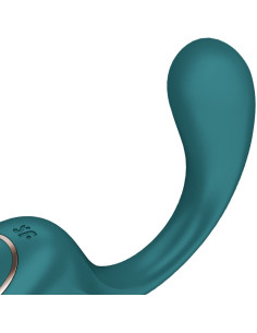 SATISFYER - G FOR FODDES 2 TRIUŠIŲ VIBRATORIUS BUTELIS ŽALIAS 2