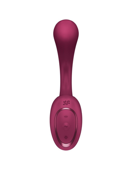 SATISFYER - G FOR GODDESS 2 RABBIT VIBRATOR BOTTLE BORDEAUX