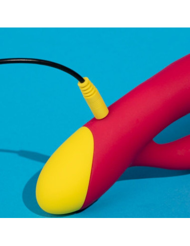 ROMP - JAZZ RECHARGEABLE RABBIT VIBRATOR RED