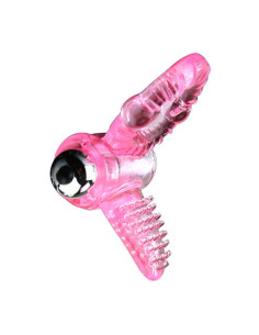 BAILE - SWEET ABS 10 RHYTHMS RING PINK VIBRATOR PENIS RING 2
