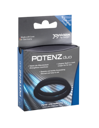 JOYDIVISION POTENZDUO - BLACK RINGS - M