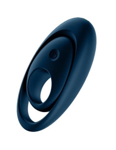 SATISFYER - GLORIOUS DVI ŽIEDINIS VIBRATORIUS MĖLYNAS