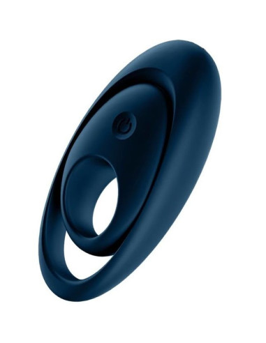SATISFYER - GLORIOUS DUO RING VIBRATOR BLUE