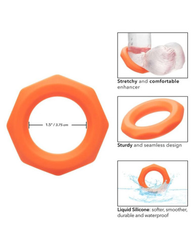 CALEXOTICS - ALPHA SEXAGON RING ORANGE