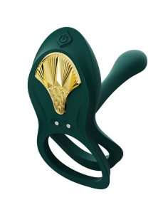 ZALO - BAYEK VIBRATING COUPLES RING GREEN 2