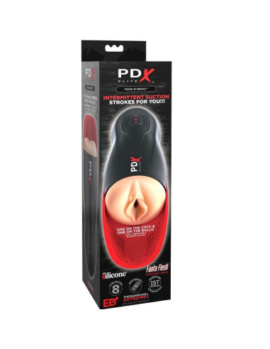 PDX ELITE - STROKER FUCK-O-MATIC VAGINOS DVIGUBOS VIBRACIJOS VARPAI IR SĖKLIDĖMS