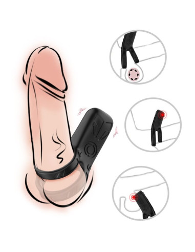 ARMONY - DOUBLE RING VIBRATOR BLACK