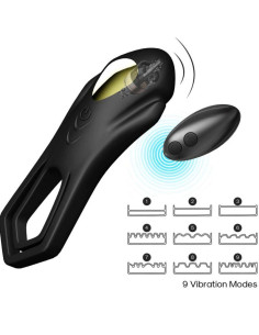 ARMONY - ROADSTER VIBRATOR DOUBLE RING REMOTE CONTROL BLACK