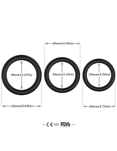 ARMONY - TRIPLE SILICONE RING LUMINOUS