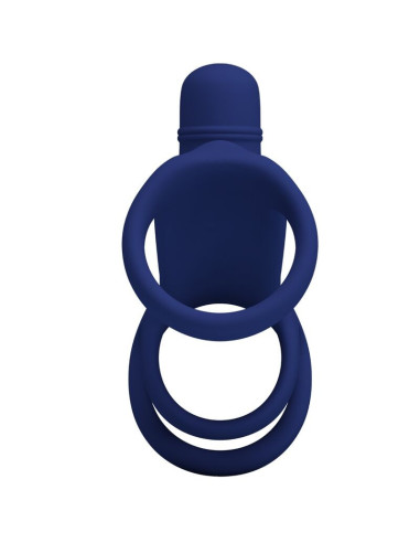 PRETTY LOVE - ELISH VIBRATING RING WITH EXTENSION BLUE