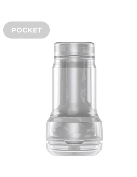 KIIROO - FEEL POCKET STROKER CRYSTAL BY KIIROO TRANSPARENT