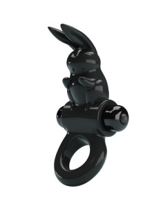 PRETTY LOVE - EXCITING RING RABBIT VIBRATOR RING 10 VIBRATIONS BLACK