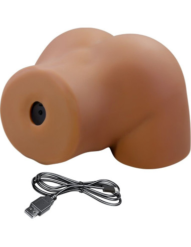 CRAZY BULL - GERIANN REALISTIC FEMALE BUTT VIBRATOR AND SUCKER WITH SOUND 5.5 KG