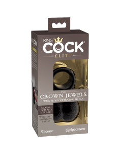 KING COCK - THE CROWN JEWELS WEIGHTED SWINGING BALLS SILICONE 2