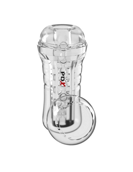 PDX ELITE - VIEWTUBE PLUS SEE-THRU EZ-GRIP TRANSPARENT STROKER 21 CM