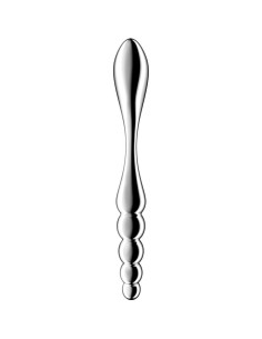 SATISFYER - STAR FORCE 1 STAINLESS STEEL DOUBLE-ENDED DILDO 2