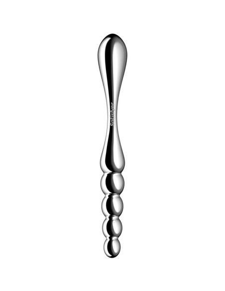 SATISFYER - STAR FORCE 1 STAINLESS STEEL DOUBLE-ENDED DILDO