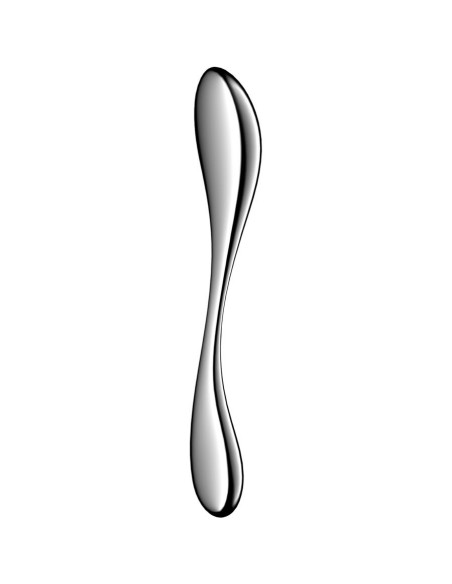 SATISFYER - STAR FORCE 3 STAINLESS STEEL DOUBLE-ENDED DILDO